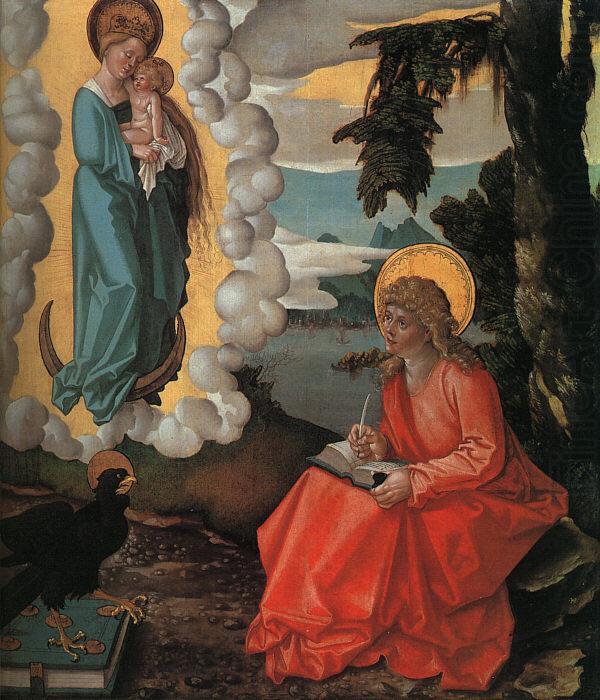 Hans Baldung Grien Saint John on Patmos china oil painting image